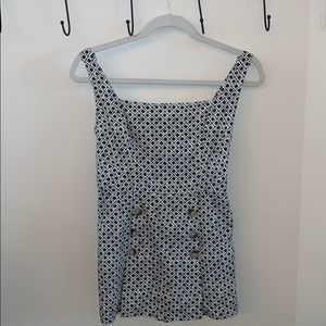 Black & White Urban Outfitters Romper